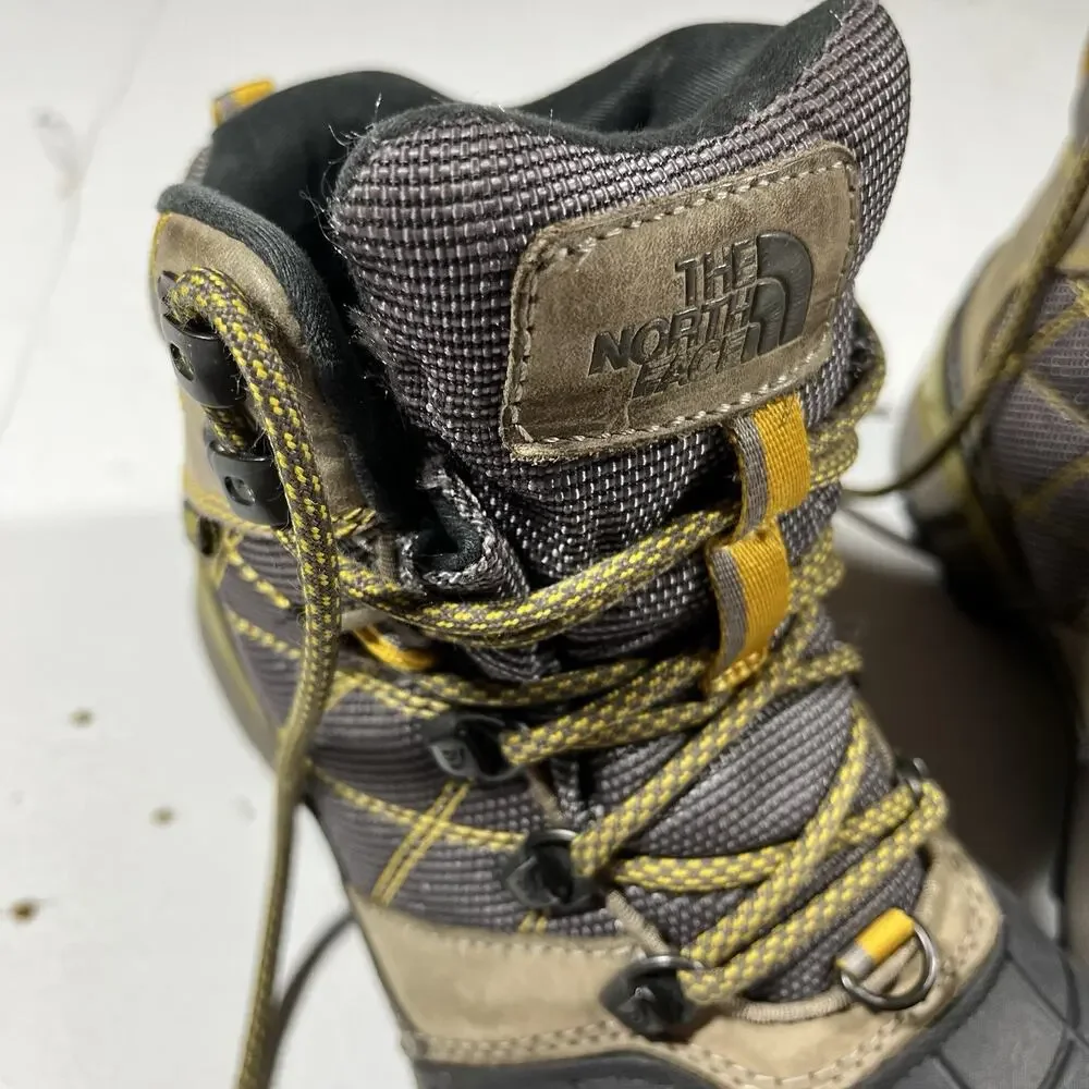 The North Face HydroSeal Primaloft Waterproof Hiking Boots Mens US 8 Trail Shoes